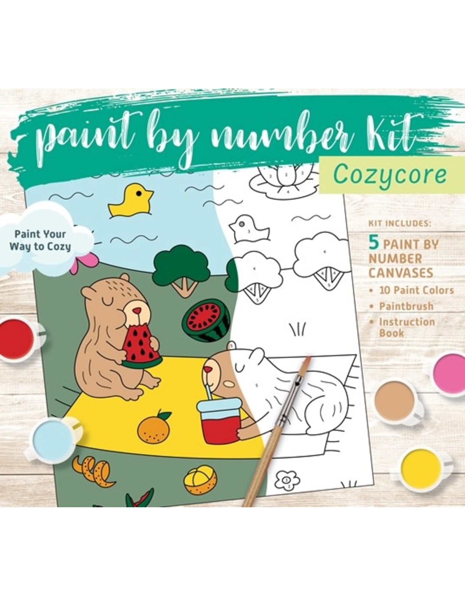 Cozy Paint by Number Kit