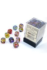 Chessex Nebula Primary/Blue Luminary 12mm d6 Dice Block (36 dice)