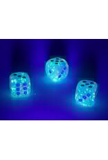 Chessex Luminary Sky/Silver 12mm d6 Dice Block (36 dice)