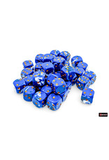 Chessex Brush Wavebreak/Gold 12mm d6 Dice Block (36 dice)