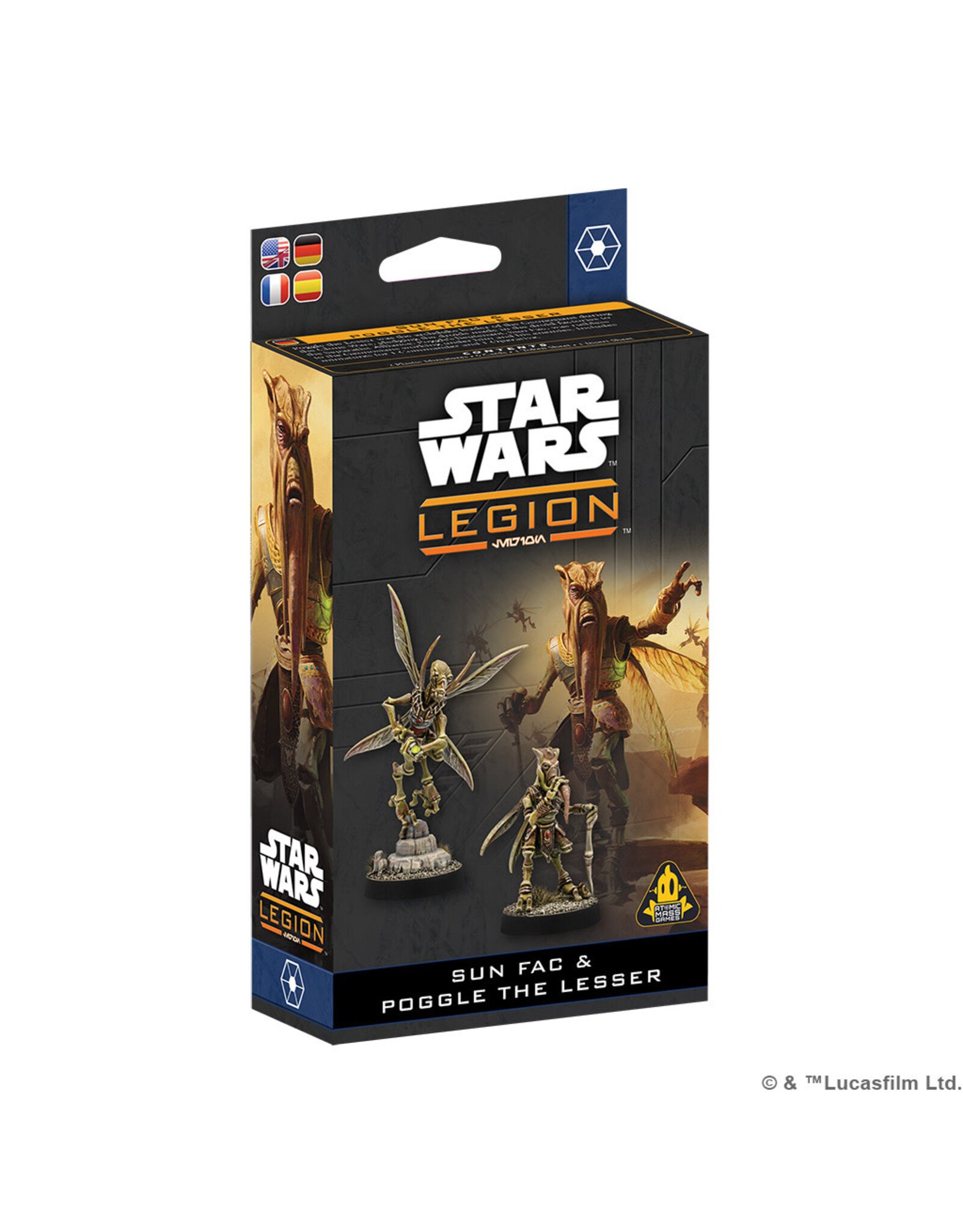 STAR WARS LEGION Star Wars Legion Poggle the Lesser & Sun Fac