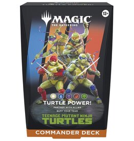 Magic the Gathering CCG Teenage Mutant Ninja Turtles Turtle Power Commander Deck