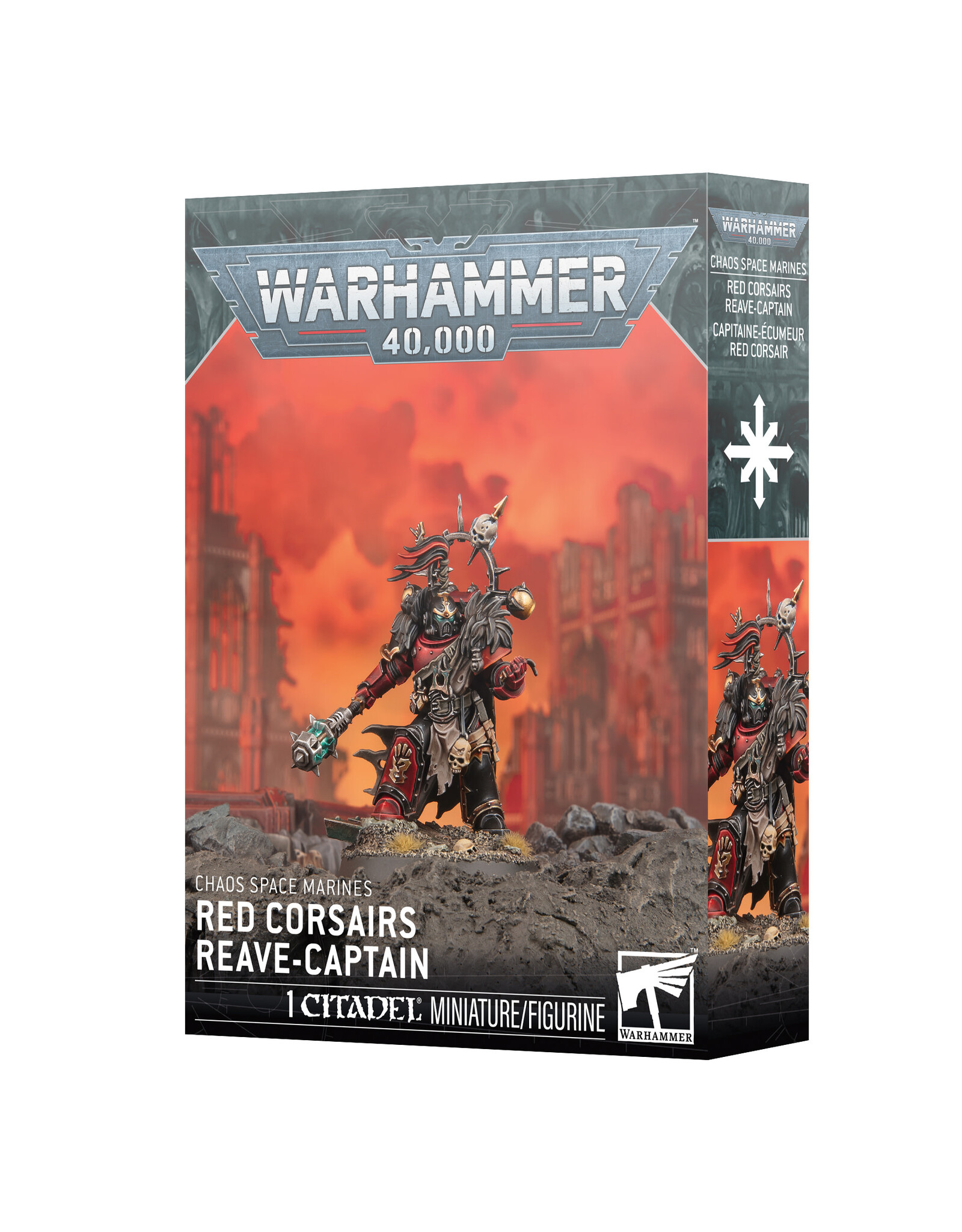 Games Workshop Chaos Space Marine Red Corsairs Reave-Captain PRE ORDER ARIVES 3.21.2026