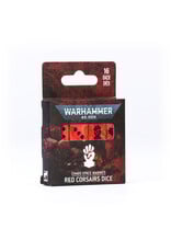 Games Workshop Chaos Space Marines Red Corsairs Dice PRE ORDER ARIVES 3.21.2026