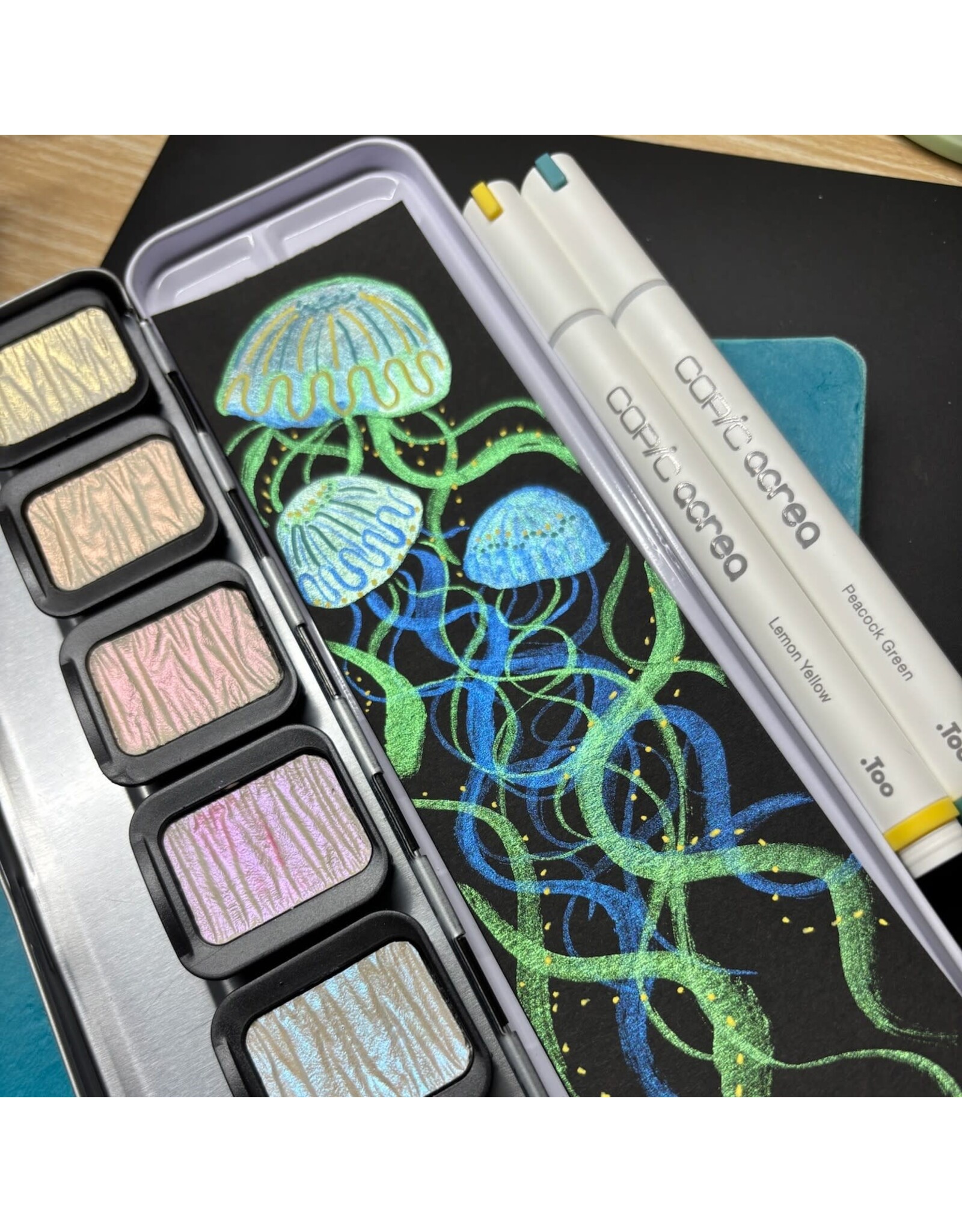 Water Media Iridescent Jellyfish Saturday April 11 2:30 - 4:30