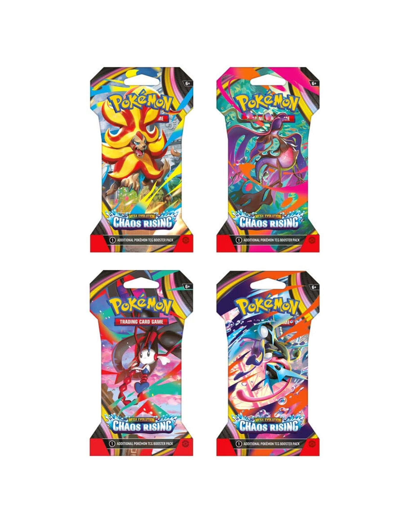 Pokémon Pokémon TCG: Mega Evolution 4: Chaos Rising: Sleeved Booster