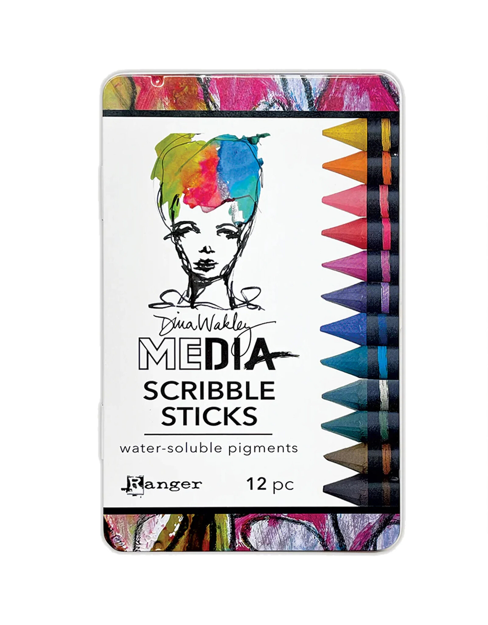 Ranger Ink Ranger MEDIA "Scribble Sticks" Water Soluble Pigments