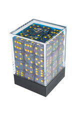 Chessex Speckled Twilight/Yellow 12mm d6 Dice Block (36 dice)