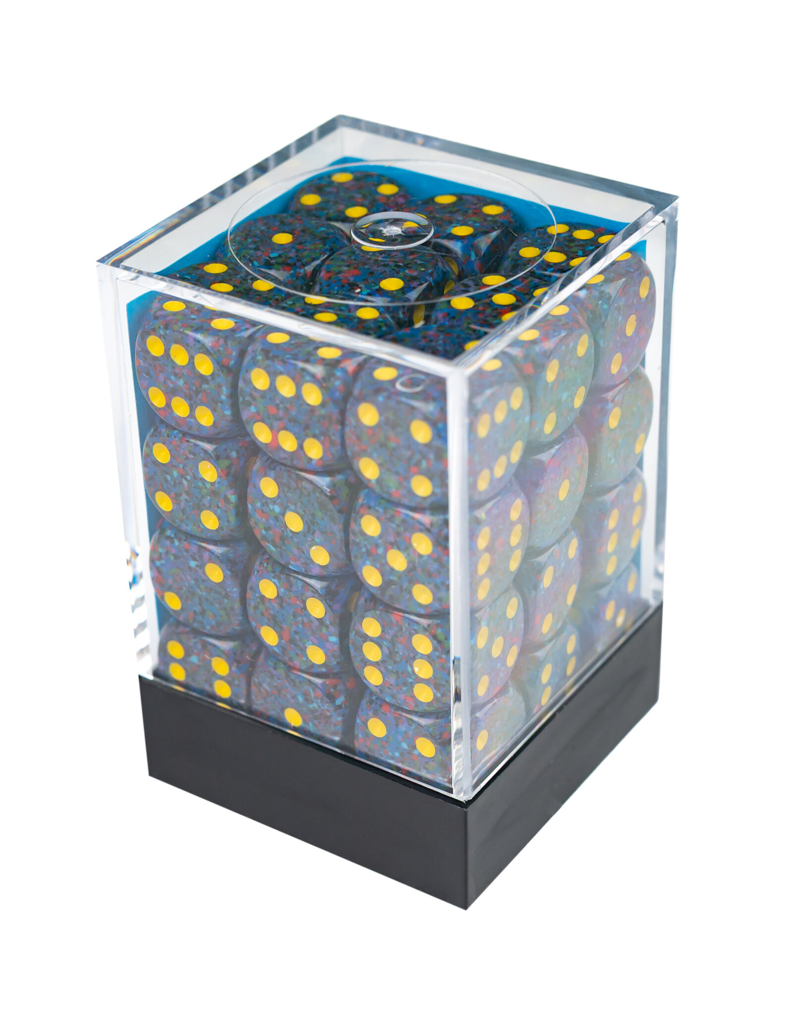 Chessex Speckled Twilight/Yellow 12mm d6 Dice Block (36 dice)