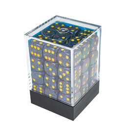 Chessex Speckled Twilight/Yellow 12mm d6 Dice Block (36 dice)