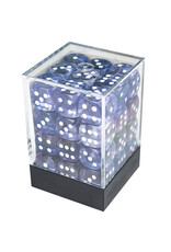 Chessex Nebula Black/White 12mm d6 Dice Block (36 dice)