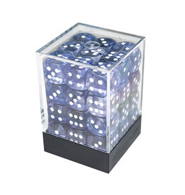 Chessex Nebula Black/White 12mm d6 Dice Block (36 dice)