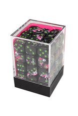 Chessex Brush Paintball/Green 12mm d6 Dice Block (36 dice)