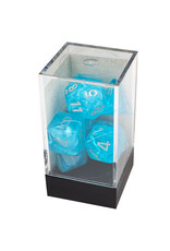 Chessex Luminary Polyhedral Sky/Silver  7-Dice Set