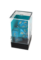 Chessex Borealis Luminary  Polyhedral Teal/Gold 7-Dice Set