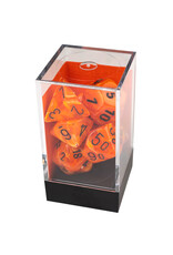 Chessex Vortex Polyhedral Orange/Black  7-Dice Set
