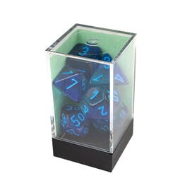 Chessex Gemini Polyhedral Blue-Blue/Light Blue Luminary 7-Die Set