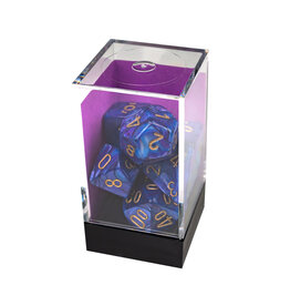 Chessex Lustrous Polyhedral Purple/Gold  7-Dice Set