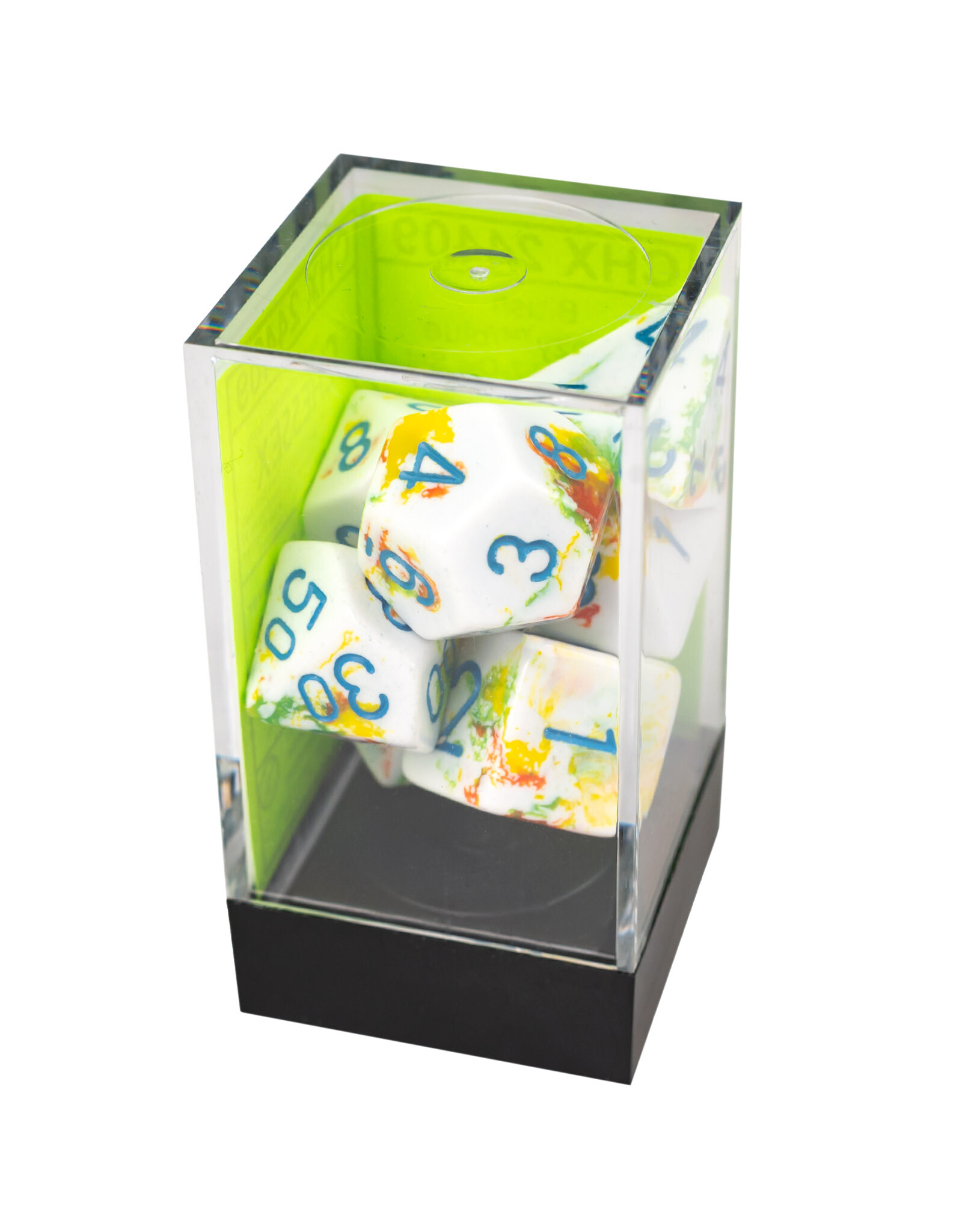 Chessex Brush Polyhedral Breezy/Blue 7-Die Set