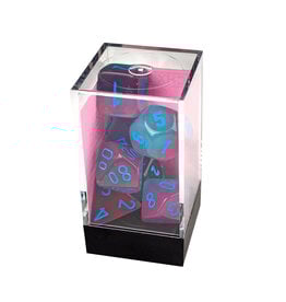 Chessex Gemini Polyhedral Green-Pink/Blue Luminary 7-Die Set