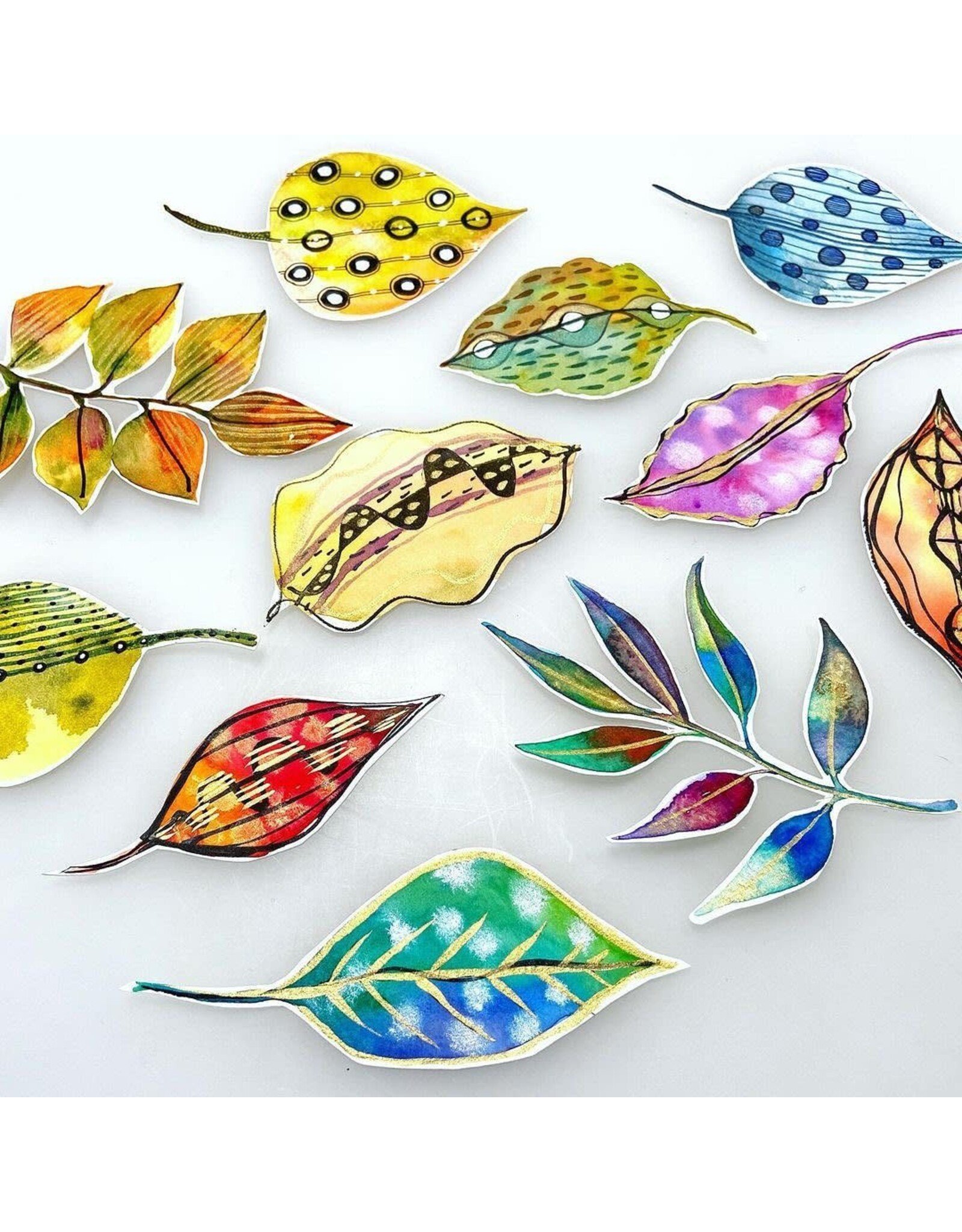 Japanese Watercolor Leaves Saturday April 25 2:00 - 4:00