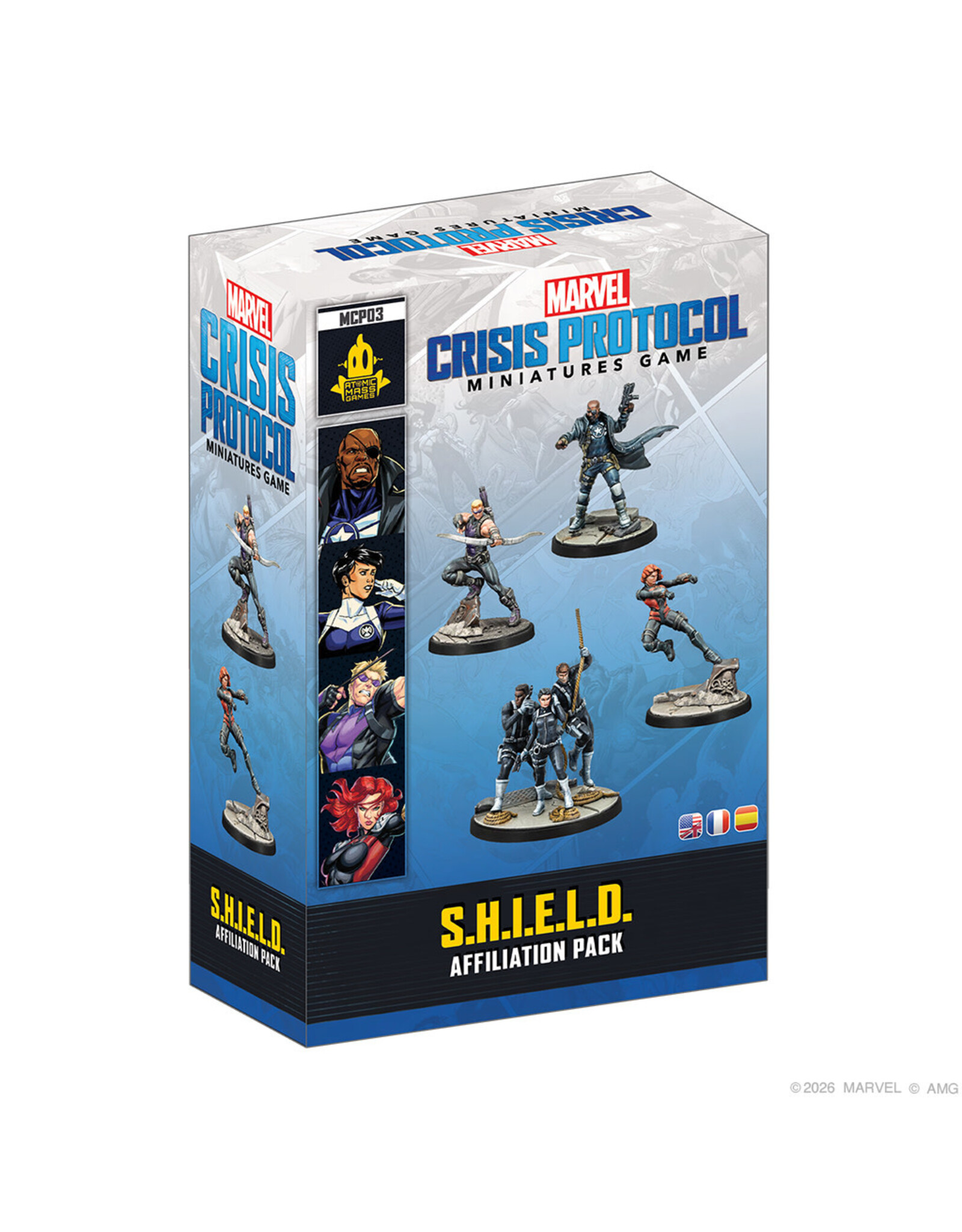 Marvel Crisis Protocol Marvel Crisis Protocol: S.H.I.E.L.D Affiliation Pack COMING MAY 22, 2026