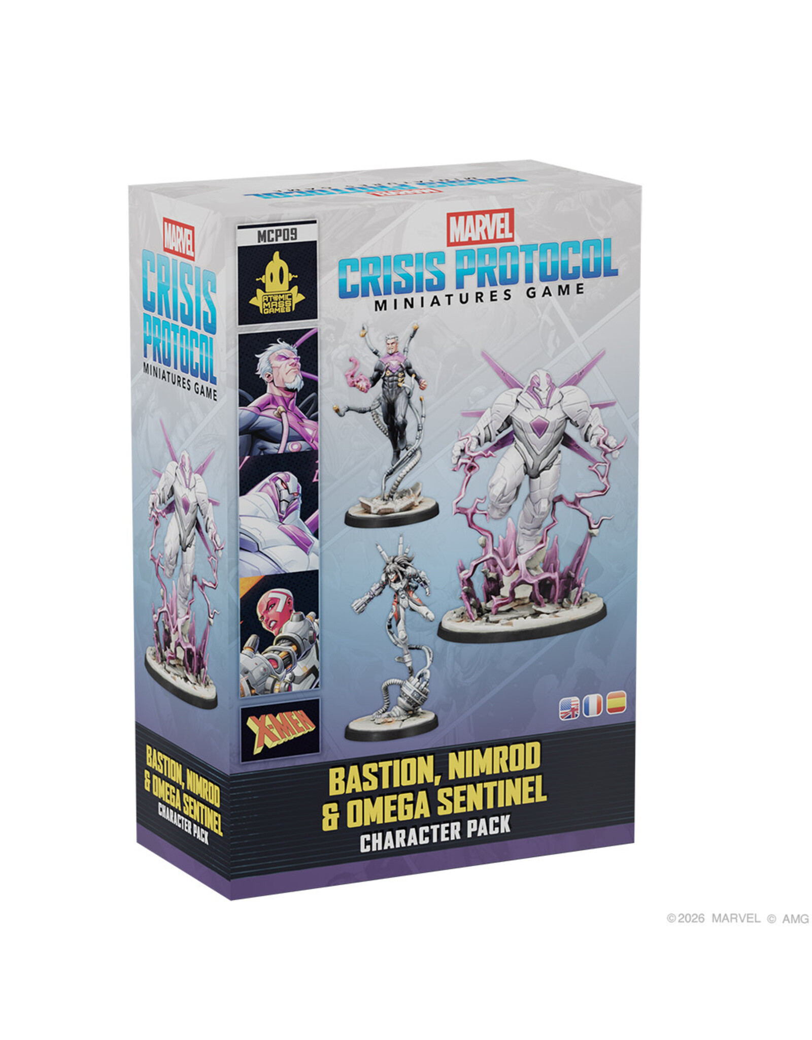 Marvel Crisis Protocol Marvel Crisis Protocol Bastion, Nimrod & Omega Sentinel COMING MAY 22, 2026