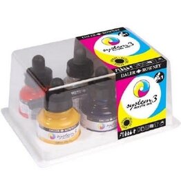 CLEARANCE Daeler Rowney System3 Acrylic Inks Damaged Package