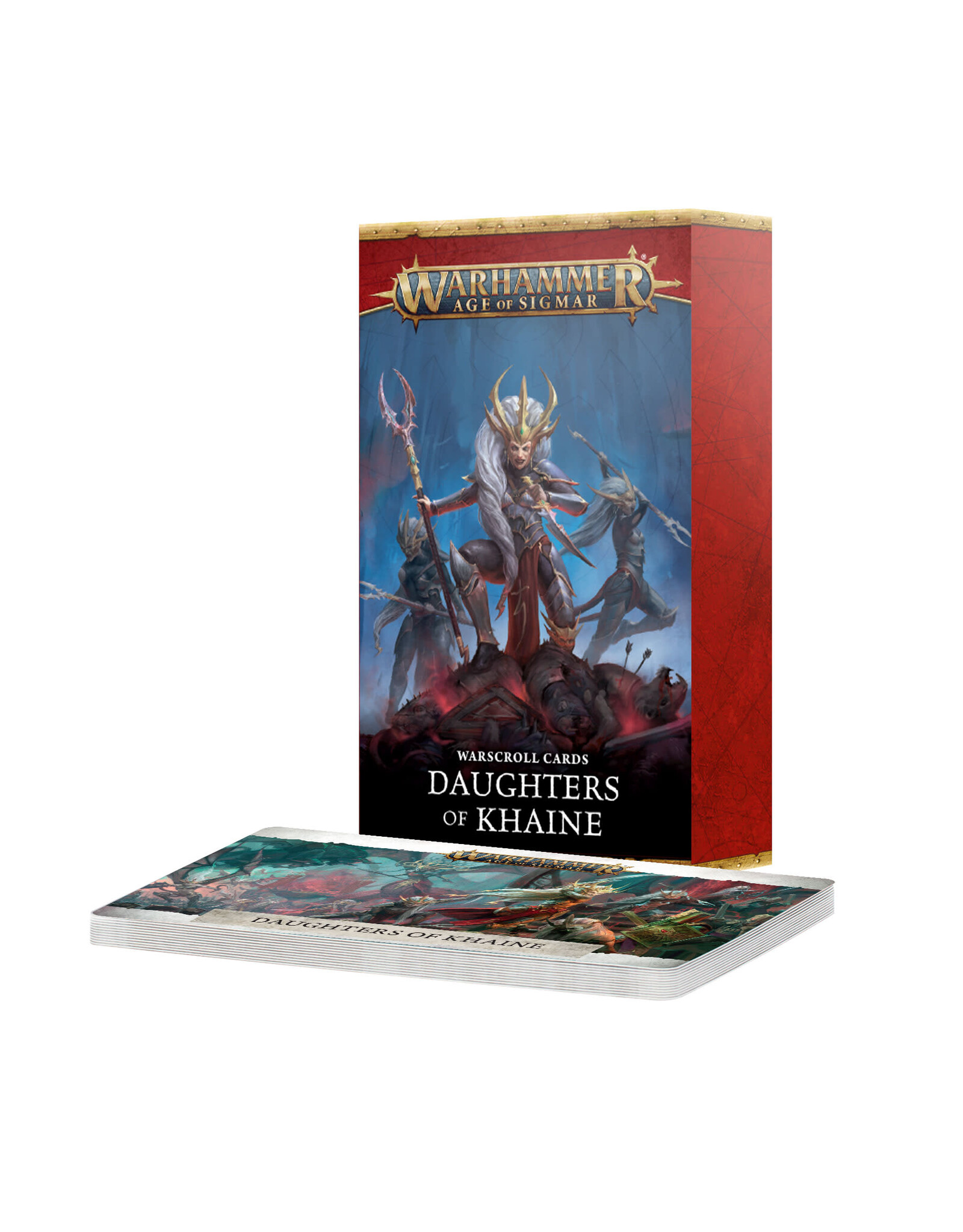 Games Workshop Warscroll Cards Daughters Of Khaine  PRE ORDER ARRIVES 4.11.2026