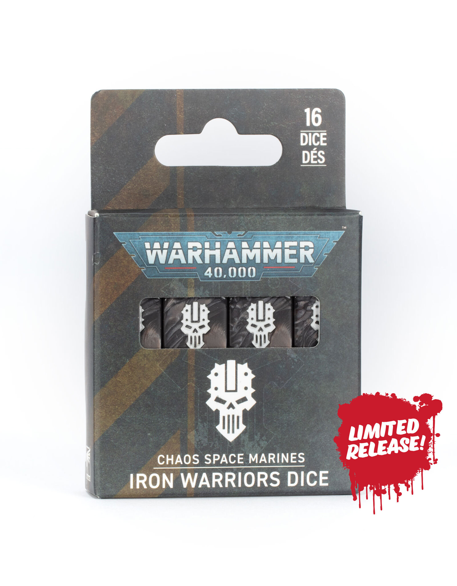 Games Workshop Iron Warriors Dice PRE ORDER ARRIVES 4.18.2026