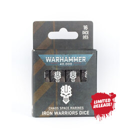 Games Workshop Iron Warriors Dice PRE ORDER ARRIVES 4.18.2026