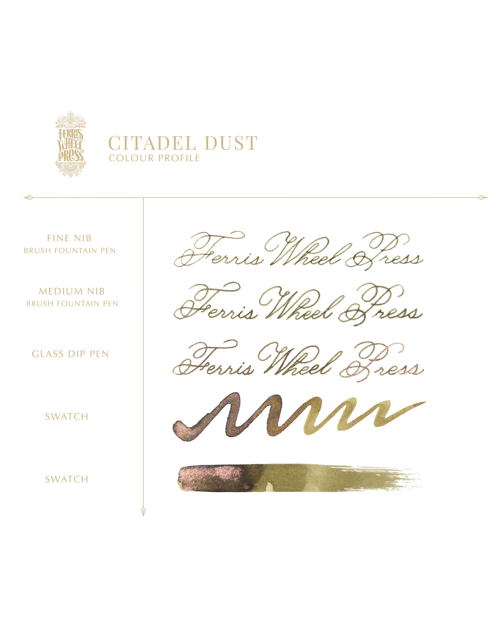 Ferris Wheel Press Ferritales | Book of Knights, Citadel Dust 20ml