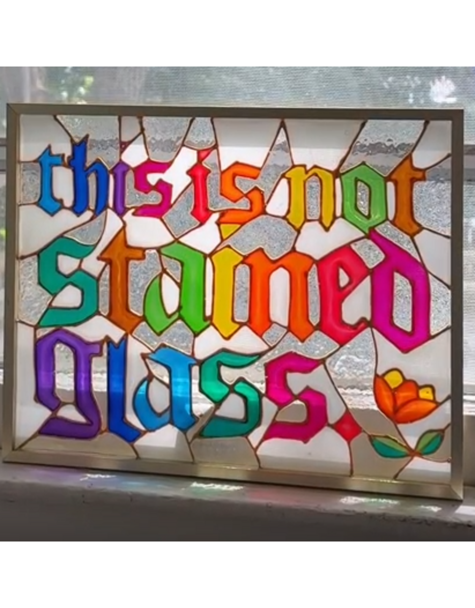 Faux Stained Glass Panels Saturday May 9 2:00 - 4:00