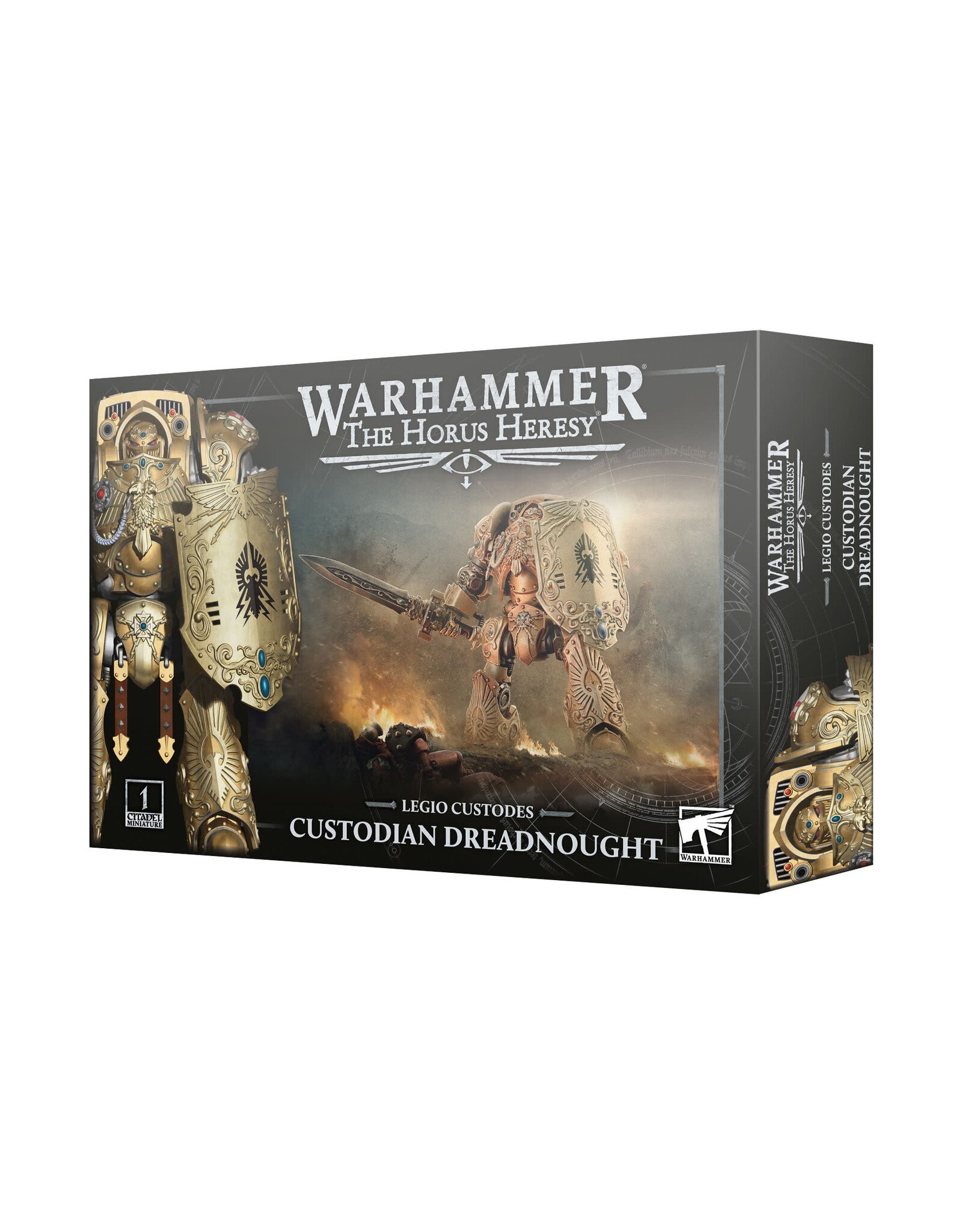 Games Workshop Legio Custodes Custodian Dreadnought PRE ORDER ARRIVES 4.25.2026