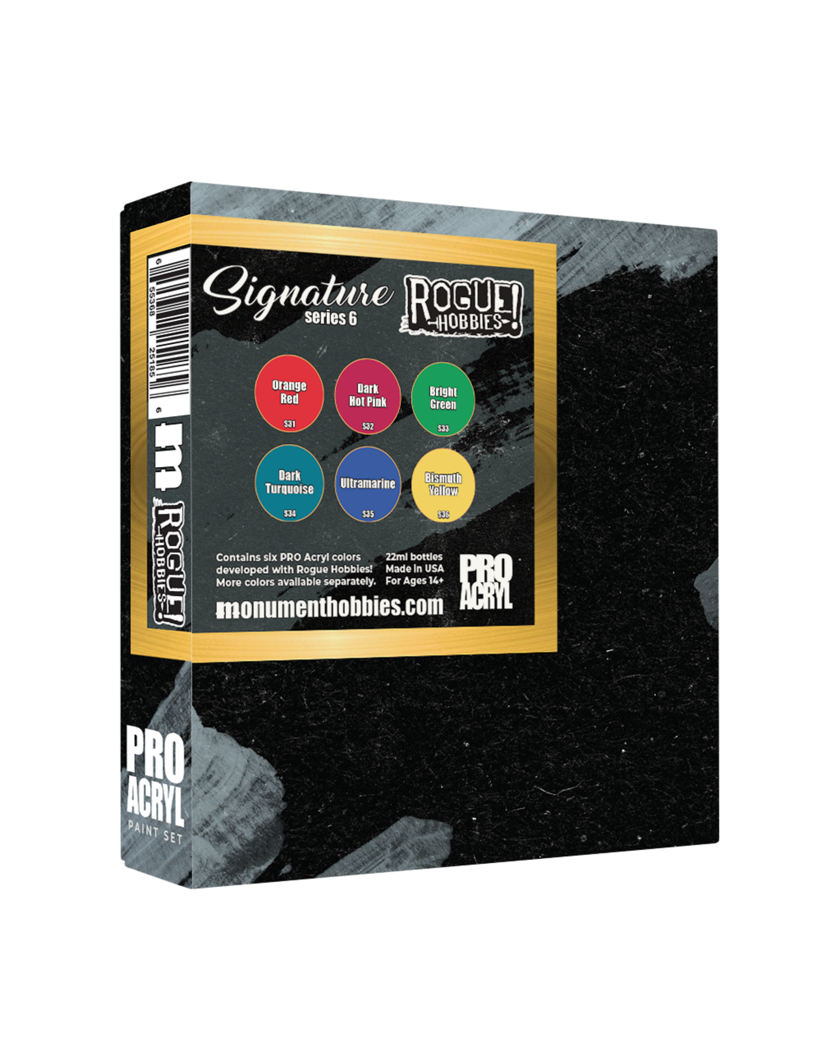 Monument Hobbies Pro Acryl Signature Sereies Set 6 - Rogue Hobbies
