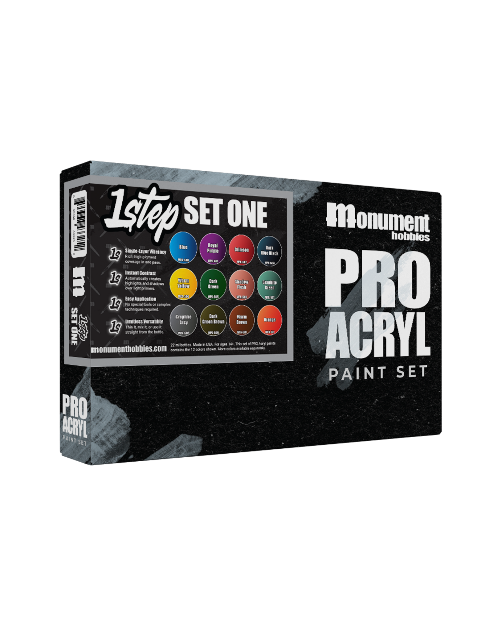 Monument Hobbies PRO Acryl 1-Step Set #1