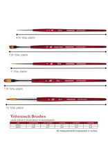 W.A. Portman Princeton Velvetouch Series 3950 – 5pc Professional Paint Brushes for Acrylic Painting – Watercolor, Oil & Acrylic Paint Brushes Set