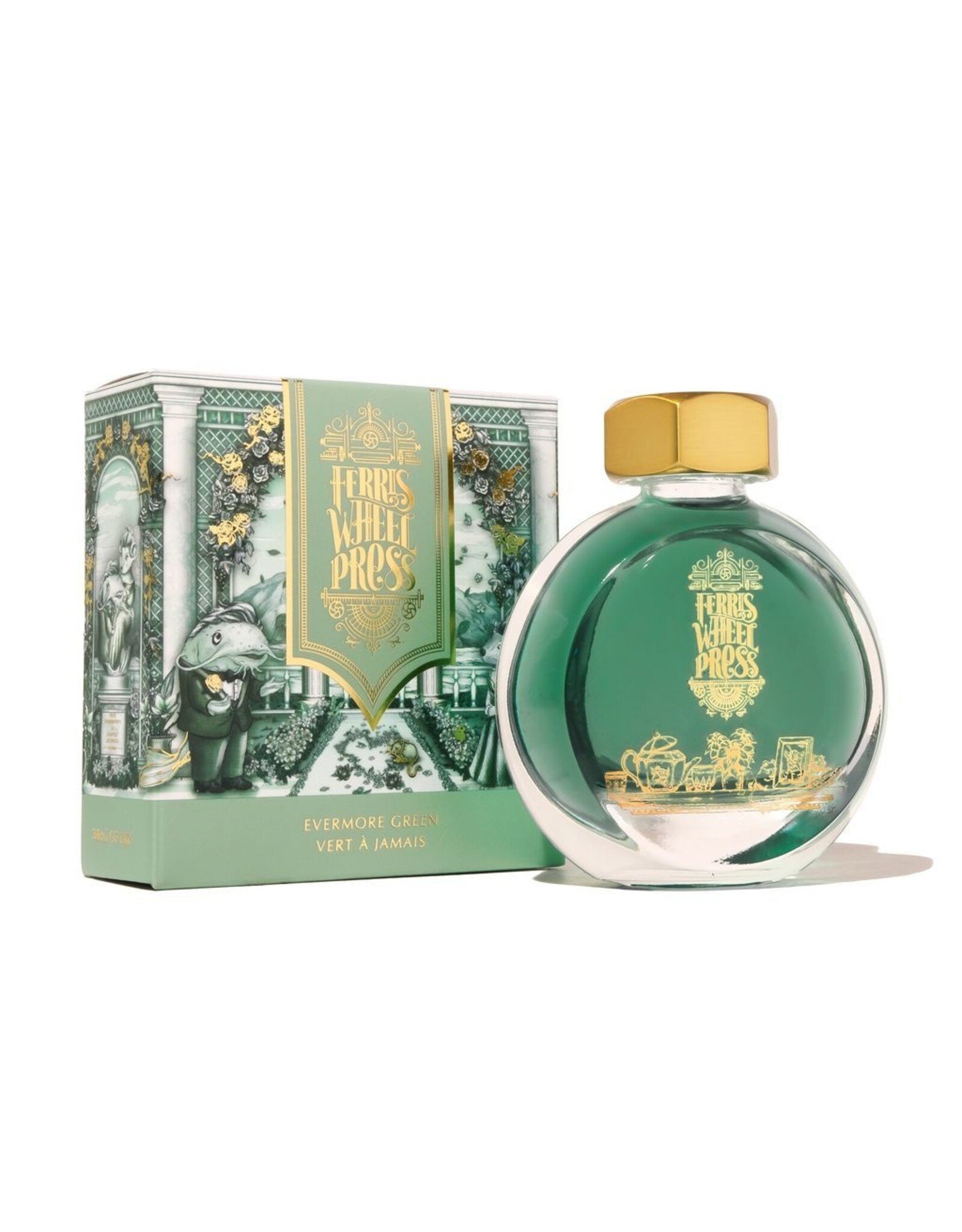 Ferris Wheel Press FWP Everyday Inks, Evermore Green 38ml