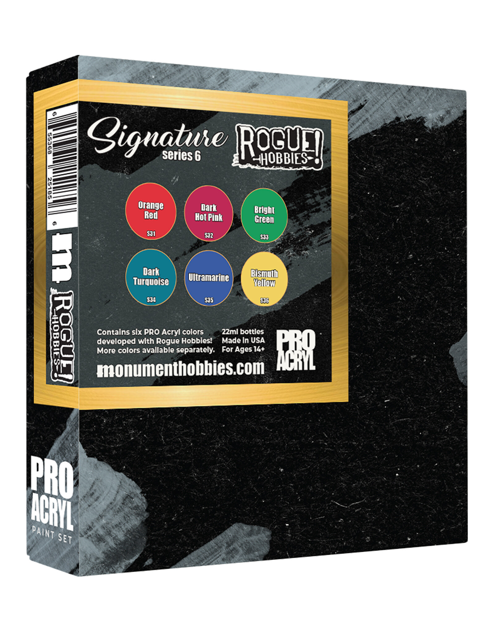 Monument Hobbies Pro Acryl Signature Sereies Set 6 - Rogue Hobbies