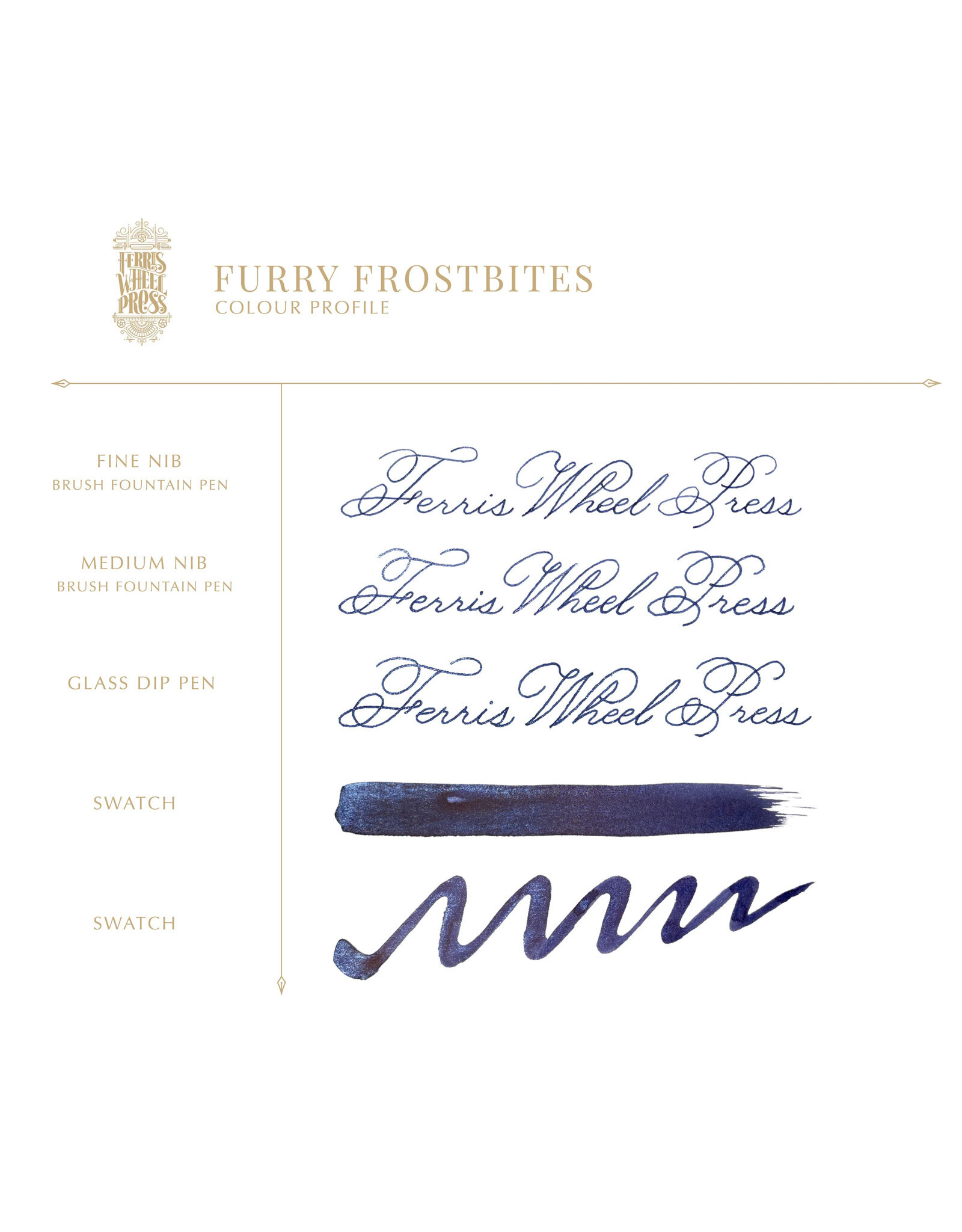 Ferris Wheel Press FerriTales | Bestiary Collection, Furry Frostbites 20ml