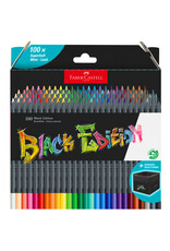 FABER-CASTELL Colored Pencils Black Edition, Set of 100