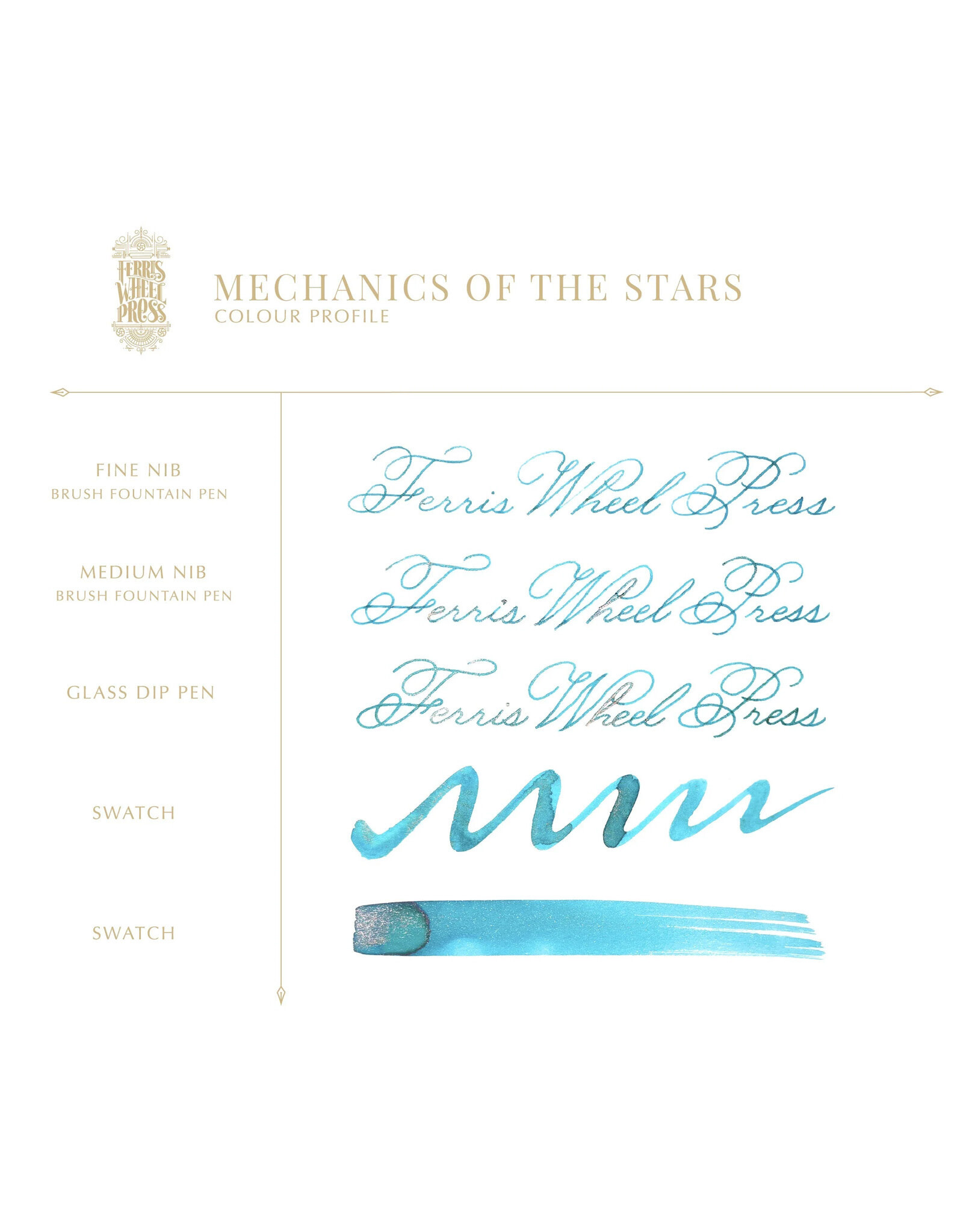 Ferris Wheel Press FWP Everyday Inks, Mechanics of the Stars 38ml