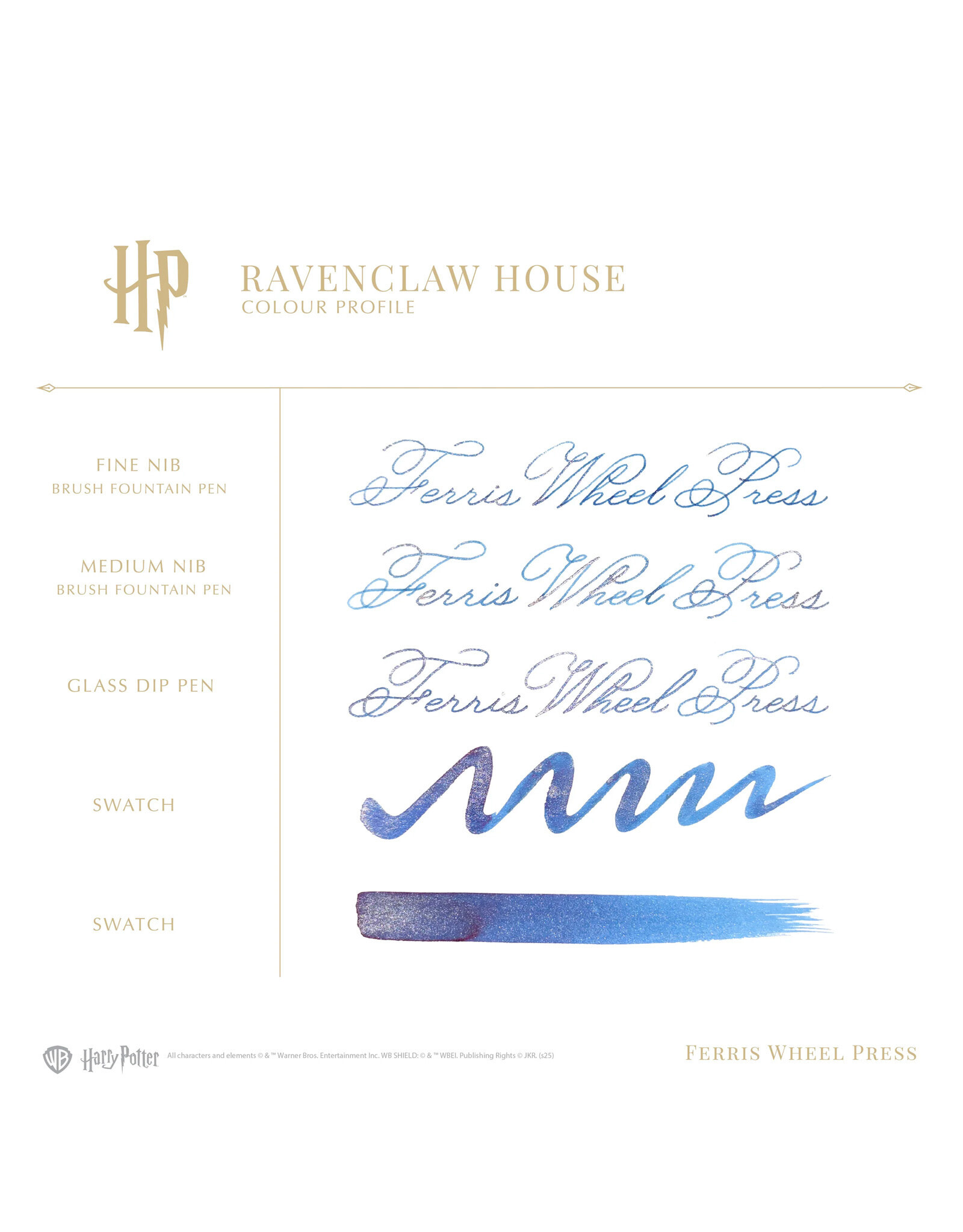 Ferris Wheel Press FWP Harry Potter Ink, Ravenclaw House 38ml