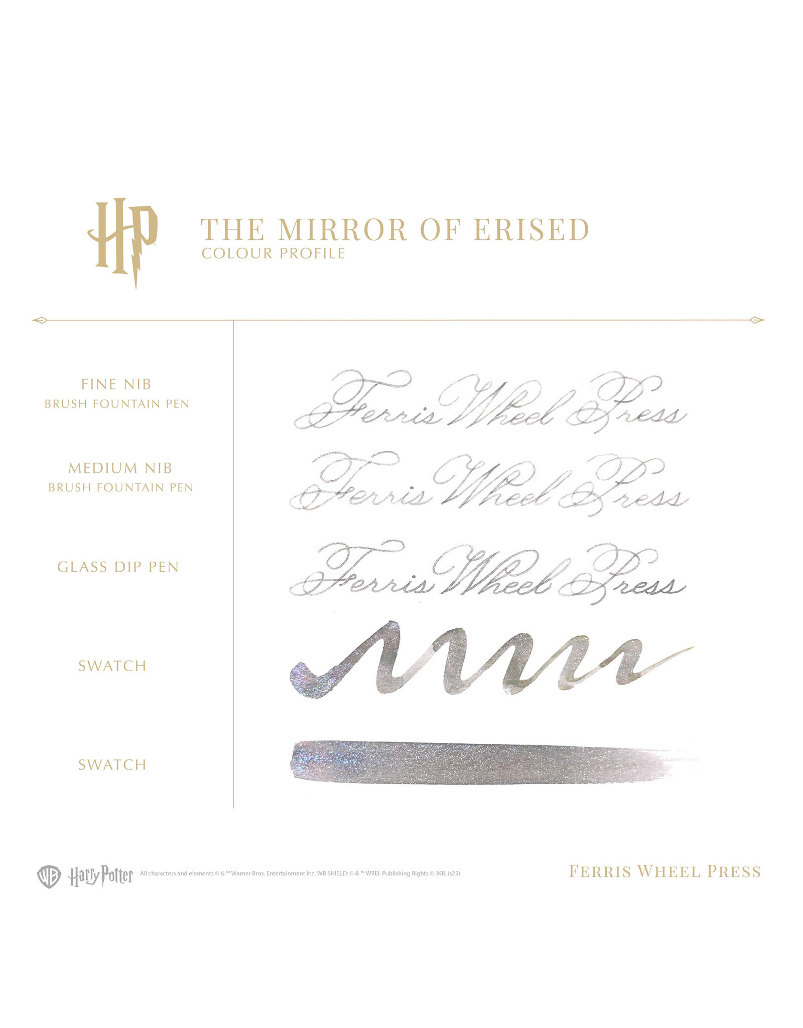 Ferris Wheel Press FWP Harry Potter Ink, The Mirror Of Erised 38ml