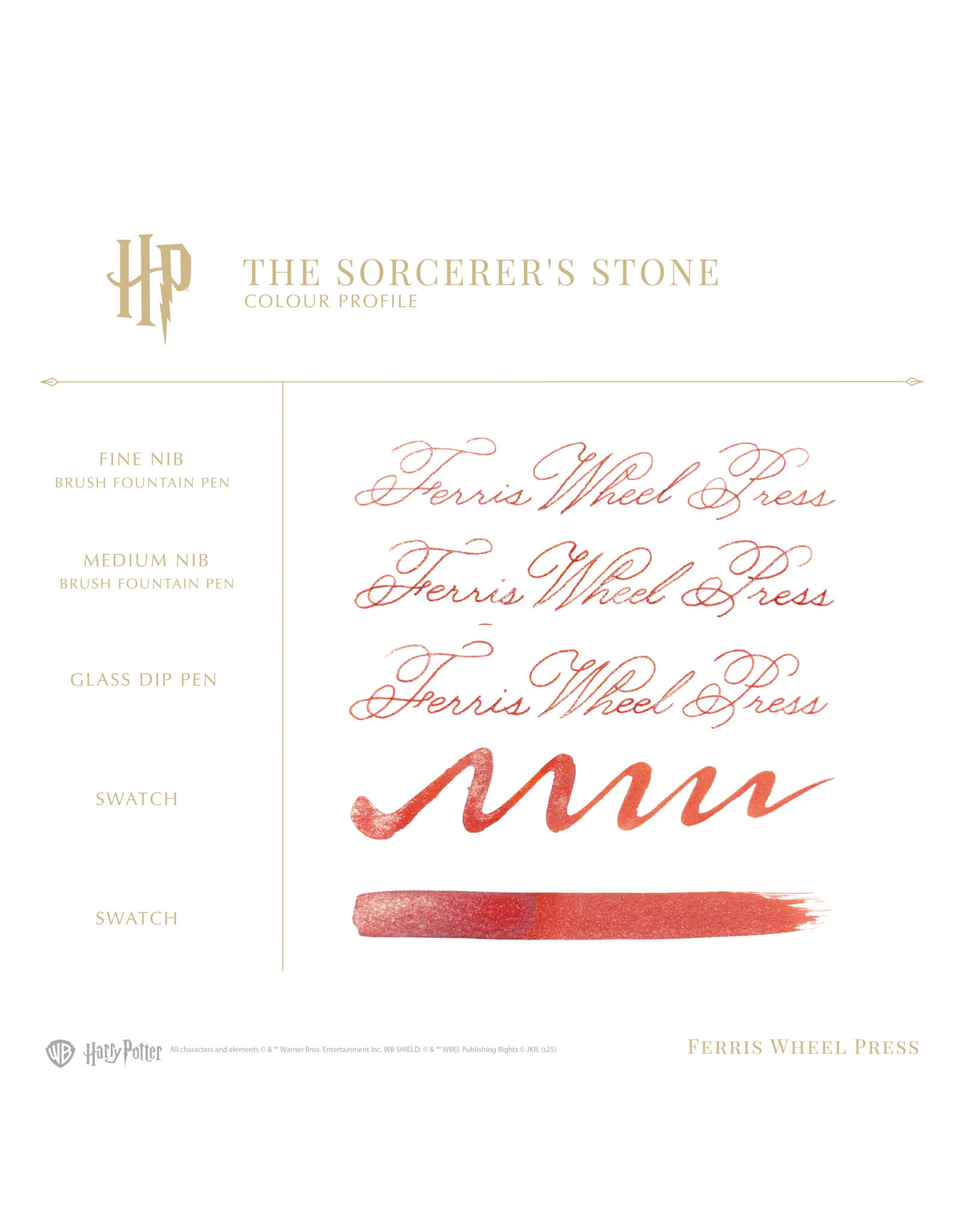 Ferris Wheel Press FWP Harry Potter Ink, The Sorcerer's Stone 38ml