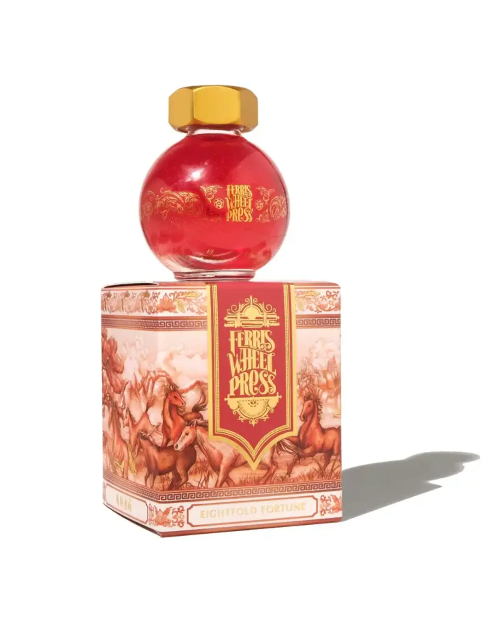 Ferris Wheel Press Ferris Wheel Press Lunar New Year Fountain Pen Ink- Fete Chinoise - Eightfold Fortune 20ml