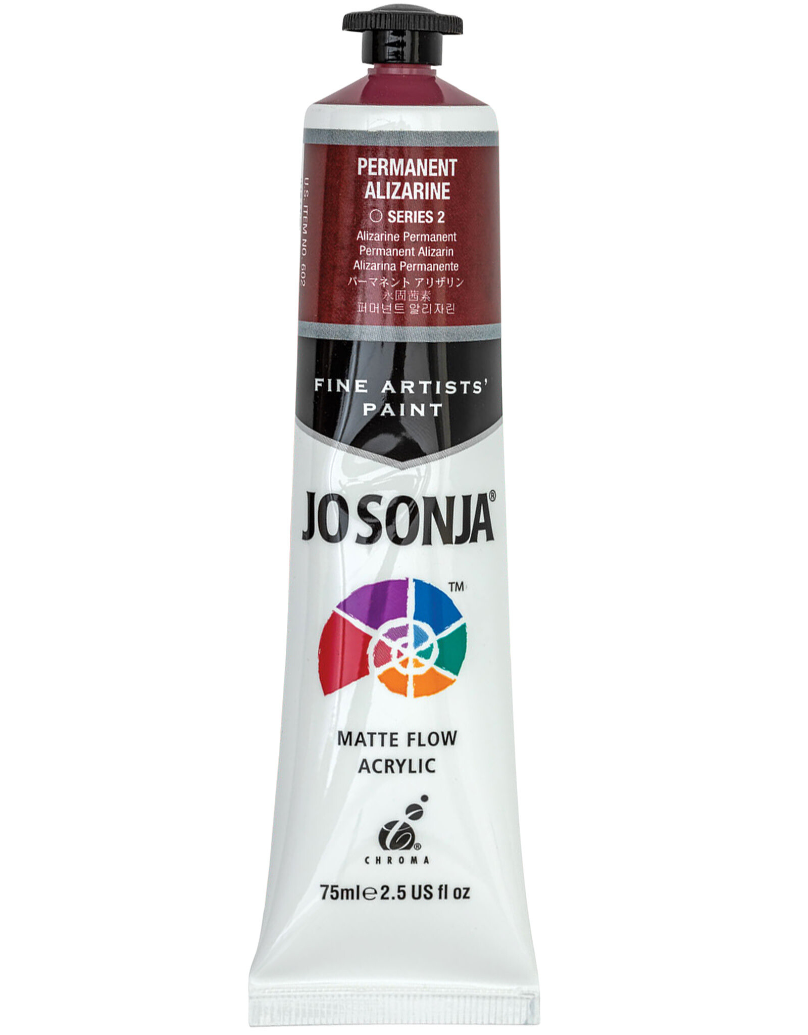Jo Sonja Jo Sonja Acrylic Paint, Permanent Alizarine 2.5oz