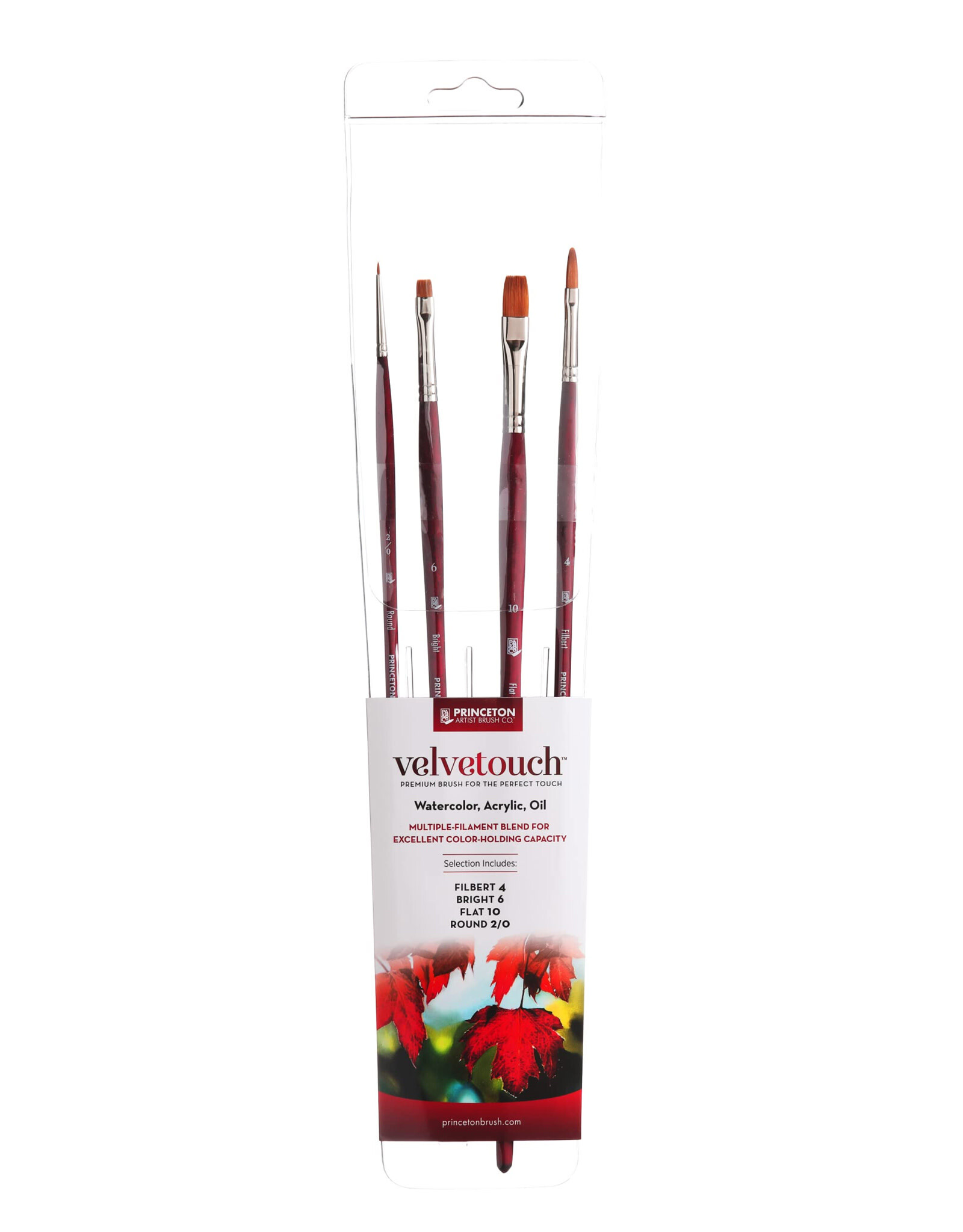 Princeton Princeton Velvetouch Long Handle Brush Set of 4