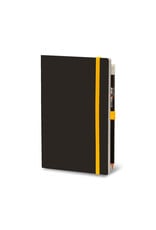 Giuliano Mazzuoli Stifflex Notebook,  9 X 14 cm,  Black  - Yellow