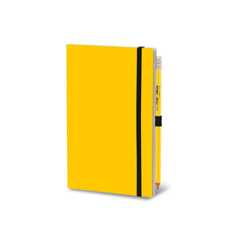 Giuliano Mazzuoli Stifflex Notebook,  9 X 14 cm,  Yellow  - Black